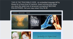 Desktop Screenshot of codeofgod.com